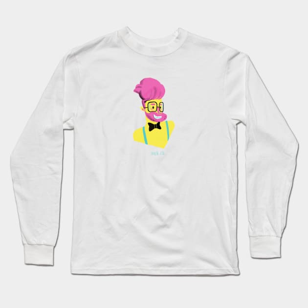 Hipster Long Sleeve T-Shirt by BabyKarot